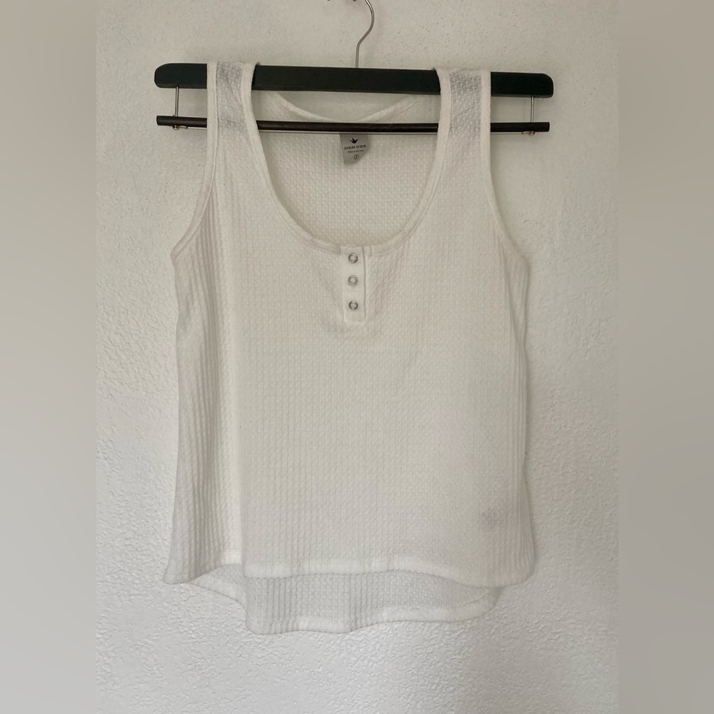 Paper Crane | Sleeveless Top | Off White